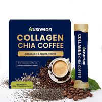 Café au Collagène de Qualité Supérieure en Gros avec Mélange de Graines de Chia – Complément Minceur pour Cheveux, Peau et Ongles Sains – Café au Collagène et Chia