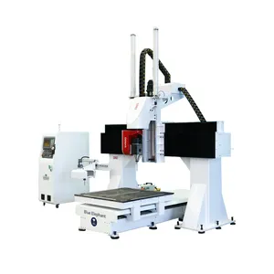 Desain baru 1212 Desktop Cnc 5 sumbu 3D mesin pembuat patung 3D mesin pembuat Model untuk dijual