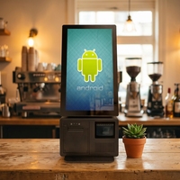 Système de point de vente tout-en-un avec écran tactile capacitif de 15,6 pouces, imprimante thermique 58/80 mm, Windows 10/Android/Linux, Bluetooth/Wi-Fi