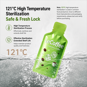 Custom Printed <b>Coffee</b> Packaging Pouches Spout Pouch Plastic Bags for Cold Brew Beverage Packaging - Product Image 3