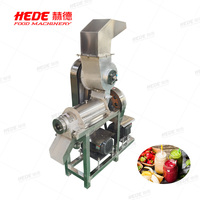Extracteur de jus de fruits multifonctionnel industriel robuste en acier inoxydable avec moteur de 2,2 kW et capacité de 500 kg/h