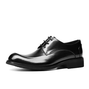 Chaussures Oxford pour hommes en cuir véritable, fabriquées à la main, de style italien, luxueuses, pour les tenues de cérémonie et le bureau - Product Image 5