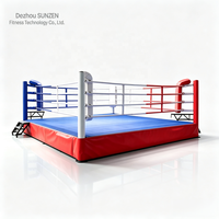 Ring de boxe standard fixe de compétition, grand ring de lutte stable pour les institutions d'entraînement aux arts martiaux