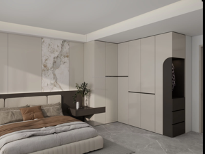<span class=keywords><strong>Armadio</strong></span> Minimalista Antipolvere per Camera da Letto, Robusto Guardaroba per Uso in Villa - Product Image 2