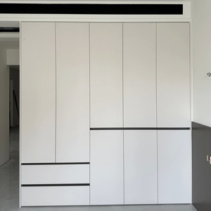 2025 New Simple Bedroom Segmented <b>Wardrobe</b> Eco-Friendly <b>Large</b> Capacity Wood for Apartment and Hotel Optimal Organization - Product Image 1