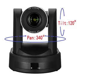 2.4G اللاسلكية فيديو مؤتمر كاميرا متحركة ، 4K الترا HD عدسة ، سائق شحن إلى PC و البث ، 20 m بعد انتقال