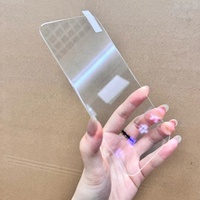 Film en verre trempé compatible avec coque 380 Glue pour iPhone DUO 18 Pro Max, protection d'écran transparente 9H sans bulles, vente en gros usine