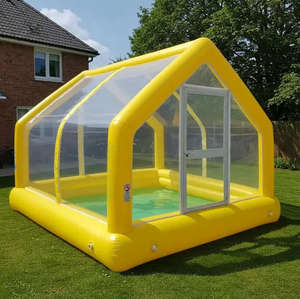 Juguetes Acuáticos <span class=keywords><strong>para</strong></span> Patio Trasero, <span class=keywords><strong>Piscina</strong></span> Transparente <span class=keywords><strong>con</strong></span> <span class=keywords><strong>Techo</strong></span>, <span class=keywords><strong>Piscina</strong></span> <span class=keywords><strong>Inflable</strong></span>, Piscinas Inflables Tipo Granero - Product Image 1