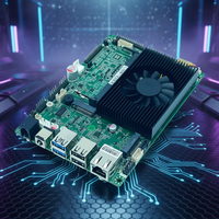 Placa Base Integrada Elkhart Lake J6412 Compatible con Windows 10 y Linux, 1 Puerto LAN Gigabit, 2 Puertos COM, 7 Puertos USB 2.0, 2 Puertos USB 3.0