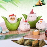 Dragon Boat Festival Mini Decoratie Micro Landschap Zongzi Hars Ambachten