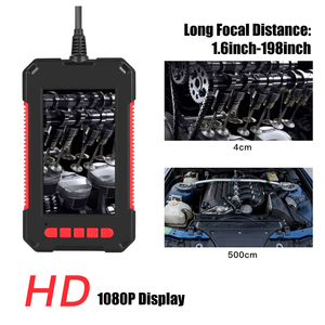 Caméra d'inspection des égouts 4.3 "HD 1080P <span class=keywords><strong>10M</strong></span> fil dur 3.9mm Otoscope Vision nocturne vidéo endoscopique H.264 vente caméra endoscopique - Product Image 5