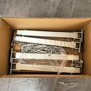 Système de support d'installation photovoltaïque pour <span class=keywords><strong>toit</strong></span> plat, réglable, avec pieds avant et arrière, noir et argenté - Product Image 6
