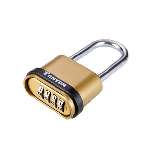 Cadenas à combinaison en alliage de zinc, anse longue de 7 mm de diamètre, corps rectangulaire, pour portail d'entrepôt - Product Image 4