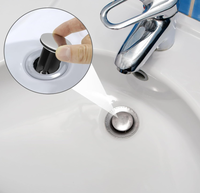 Tapa de desagüe moderna para lavabo, tapón de desagüe para baño, accesorio universal para evitar obstrucciones en la alcantarillada, mano de obra exquisita