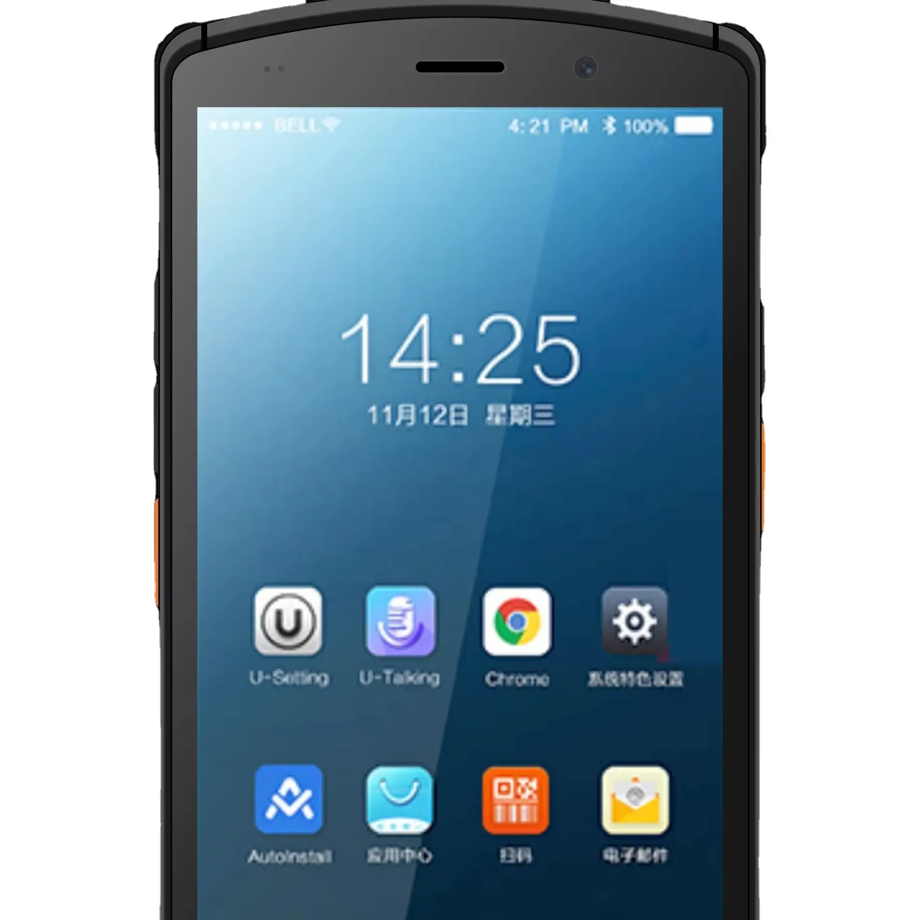 T57 PDA mobil veri terminali 4G el terminali 2D barkod okuyucu NFC çift SIM kart ile 1D lazer tarayıcı Android PDA