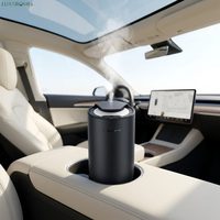 Diffuseur de parfum pour voiture en alliage d'aluminium A613, diffuseur d'arômes sans eau, nébuliseur d'air froid intelligent avec démarrage/arrêt automatique, 2000 mAh pour usine