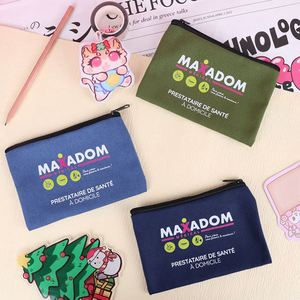 Luxury Fashion Mini Zippered Coin Pouch Customized Pattern Canvas Key Ring <b>Purses</b> <b>Small</b> Travel Cosmetic Bag Money Storage - Product Image 2