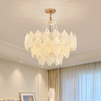 Lustre moderne en cristal de luxe en forme de maïs pour la décoration intérieure, luminaire suspendu classique pour salon, chambre à coucher, lampe de plafond facile à installer