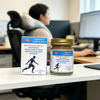 Crème analgésique à base de plantes Lijitang OEM pour le cou, les épaules et les douleurs musculaires