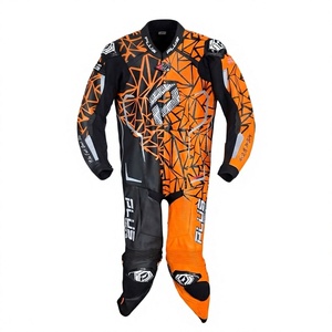 Traje de Carreras Personalizado para Hombre en Cuero Vacuno/Canguro, Mono de Una Pieza con Armadura de Nivel 2 CE, Hecho a Medida, Protección OEM - Product Image 1