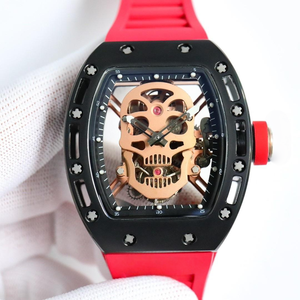 Jam Tangan Pria Jam Tangan Mekanis Manual Mewah Bahan Emas Berkualitas Tinggi Seni Mekanis Gotik Bahan Teknologi Tinggi Gaya Olahraga Pria - Product Image 3