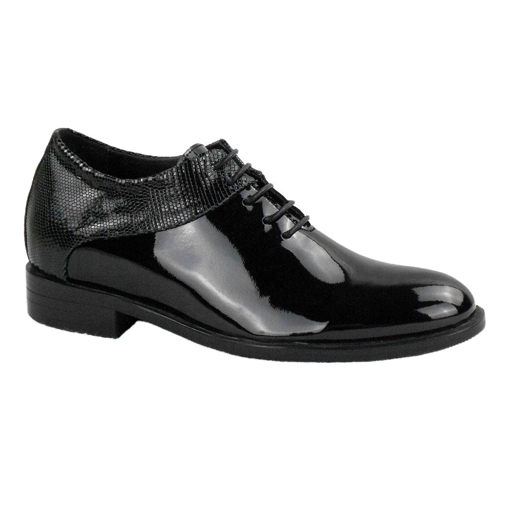 Мужские кожаные туфли, классический дизайн, высокие берцы, блестящие, Классическая обувь