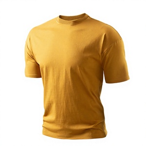 เสื้อยืดคอตตอนหนา 250GSM สำหรับผู้ชาย พิมพ์ลายกราฟิกไล่เฉดสี สกรีนโลโก้ได้ตามสั่ง เสื้อสตรีทแวร์ลำลอง รับผลิตแบบ OEM - Product Image 5