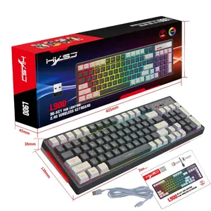 पीसी keycuff खेल यांत्रिक कीबोर्ड यांत्रिक कीबोर्ड वायरलेस कीबोर्ड मोबाइल फोन गोली EXW के लिए पंक Keycaps