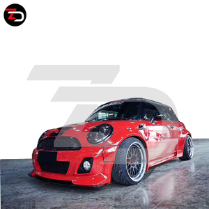 Kit Carrozzeria Stile LB per <span class=keywords><strong>MINI</strong></span> <span class=keywords><strong>R56</strong></span>, Paraurti Anteriore, Minigonne Laterali, Parafanghi, Scarico in FRP di Alta Qualità, 99% - Product Image 4