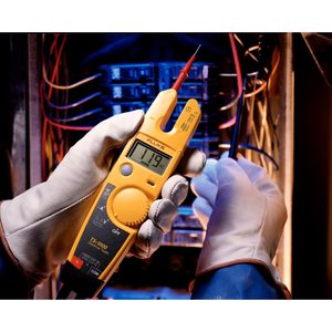 Comprobador Eléctrico Fluke T5-1000, 1000V CA/CC, Voltaje, Corriente, Continuidad, Diseño de Mandíbula Abierta para Pruebas de Energía Eléctrica - Product Image 3