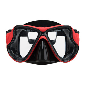 Ce chứng nhận Scuba Diving <span class=keywords><strong>Mask</strong></span> cho người lớn thiết kế thời trang với đôi Tempered Glass Lens thể thao dưới nước - Product Image 2