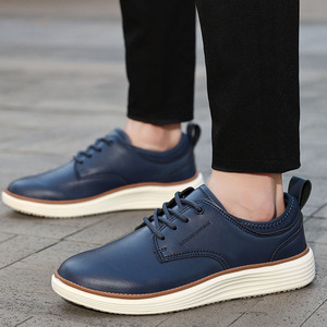 Scarpe Oxford Derby in Ecopelle per <span class=keywords><strong>Uomo</strong></span>, con Lacci e Suola Ondulata, Leggere e Comode per Uso Quotidiano e Business - Product Image 3
