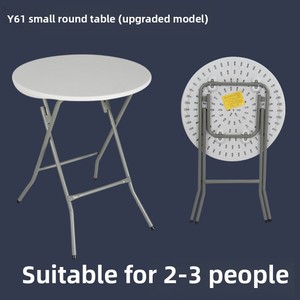Hiện Đại Được Thiết Kế Xách Tay Gấp Bảng Và Ghế Đặt Đơn Giản Vòng Thiết Kế Cho Nhà Hoặc Ngoài Trời Giải Trí Có Thể Gập Lại Bàn Tròn - Product Image 6