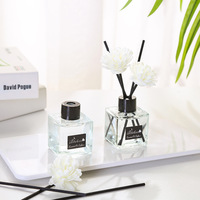 Produits d'ambiance pour la maison, 3 packs de 1,7 oz, diffuseur de parfum à bâtonnets Gardenia, Jasmin, Lavande, avec boîte cadeau