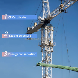 Grue à tour équipée d'un système de caméra et d'un poteau de mât standard pour travaux de construction - Product Image 5