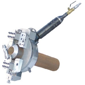 Máquina biseladora de tubos OCE 610, cortadora en frío para acero inoxidable, máquina neumática de corte y biselado de tubos de marco dividido, máquina de corte de tubos - Product Image 1