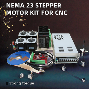 Kits de moteurs pas à pas Nema 23 57HS76, ensembles de moteurs hybrides avec driver DM542, contrôleur Mach3 et alimentation pour CNC Router RTS - Product Image 2