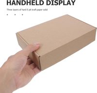 Cajas de Cartón Marrón, Cartón Corrugado para Empaquetado de Pequeñas Empresas y Envíos Postales