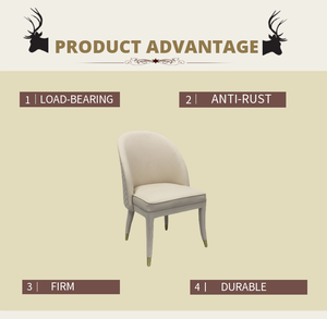 Schienale alto Hotel o sala da pranzo al coperto mobili di lusso di marca nuova gamba <span class=keywords><strong>in</strong></span> <span class=keywords><strong>legno</strong></span> sedia da pranzo <span class=keywords><strong>in</strong></span> pelle singola - Product Image 4