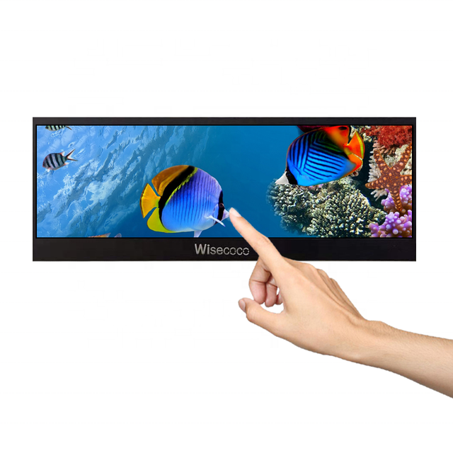 14 Inch Portable Monitor 3840*1100 4K IPS Bar Touch Screen Monitor Second Display Sub Monitor