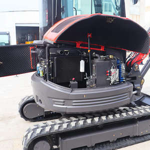 Ce Epa motor granja jardín cabina multifuncional 1,7 T 2T 2,5 T 3,5 T 360 Mini excavadora pequeña excavadora - Product Image 4