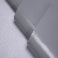Tissu en fibre de verre revêtu de silicone-résistant à la chaleur, ignifuge à haute température, résistant au feu.