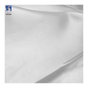 قماش ساتان ميكادو أبيض منسوج من البوليستر المطاطي YX692 بوزن 200 جرام/متر مربع، قابل للتمدد في اتجاهين، قماش ميكادو للعرائس من إيلين للأعراس - Product Image 3