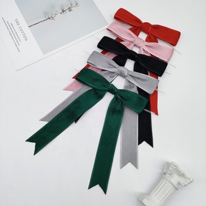 Bán buôn tùy chỉnh Polyester Chenille Ribbon <span class=keywords><strong>Bow</strong></span> gói quà cho lễ kỷ niệm kỳ nghỉ-Tự làm Bao bì & quà tặng giáng sinh - Product Image 1