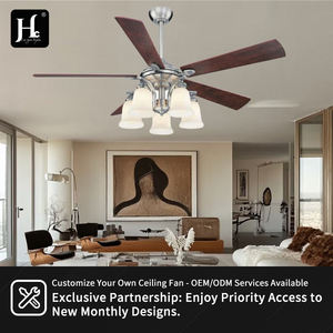 Ventilateur moderne à moteur CC avec lumière et télécommande par un fabricant chinois - Product Image 5