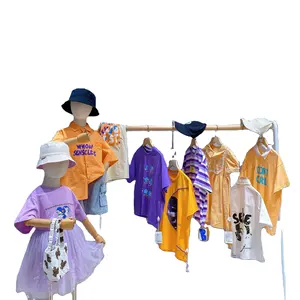 Stock de ropa al por mayor stock mixto de ropa para niños y niñas