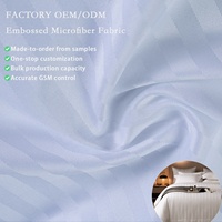 Tissu jacquard imprimé en microfibre 100% polyester à rayures fluorescentes de 1 à 3 cm avec propriétés mémoire pour la décoration intérieure