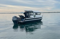 Bateaux de pêche en aluminium de 7,5 m (25 pieds) Perth, populaires pour la pêche en haute mer, soudés, en aluminium de qualité marine 5083, pour usage familial, bateaux rapides Gospel