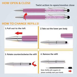 Crystal Stylus <b>Ballpoint</b> <b>Pen</b>, 2-in-1 Touch Screen <b>Pen</b> with Rhinestone Decoration for Girls, Students & Gifts - Product Image 4
