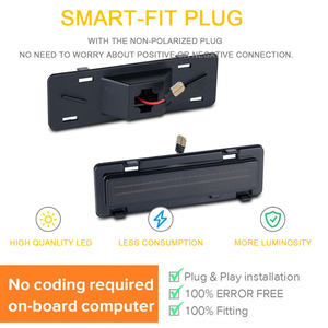 Lentille fumée LED garde-boue avant feux de position latéraux pour Chevy Camaro Pontiac Firebird <span class=keywords><strong>1982</strong></span>-1992 voiture ambre clignotant indicateur lampe - Product Image 4